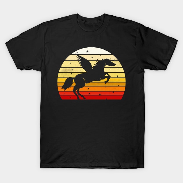 Unicorn with Wings T-Shirt by Imutobi